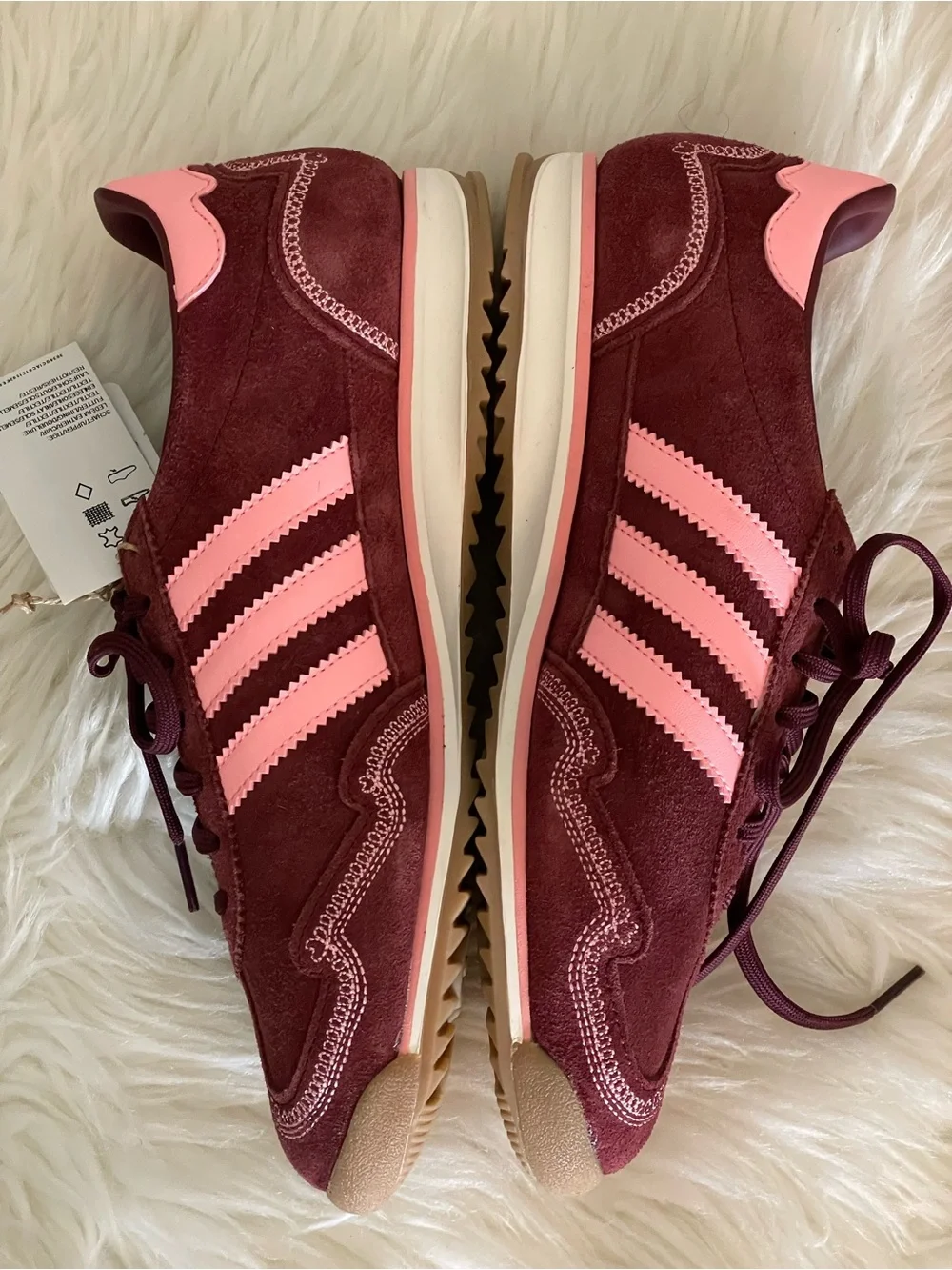 Adidas SL72 OG Pink Spark Valentines Day Shoes IH6684 Womens Size 9 NIB No Lid